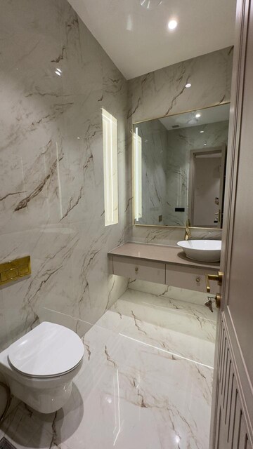 Bathroom in 4 BHK Builder Floor at Safdarjung Enclave – for Sale