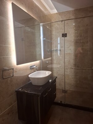 Bathroom in 4 BHK Builder Floor at Emaar MGF Emerald Hills, Sector 65 – for Sale