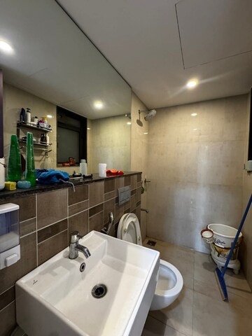 Bathroom in 3 BHK Apartment at National Trinity Paradise, Shilphata – for Sale