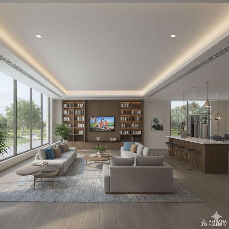 Living Room, ashiana-amarah 3 Bedroom 2100 Sq.Ft. Apartment In Sector 93 Gurgaon 9474610
