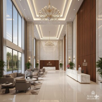 Living Room in 3 BHK Apartment at Ashiana Amarah, Sector 93 – for Sale