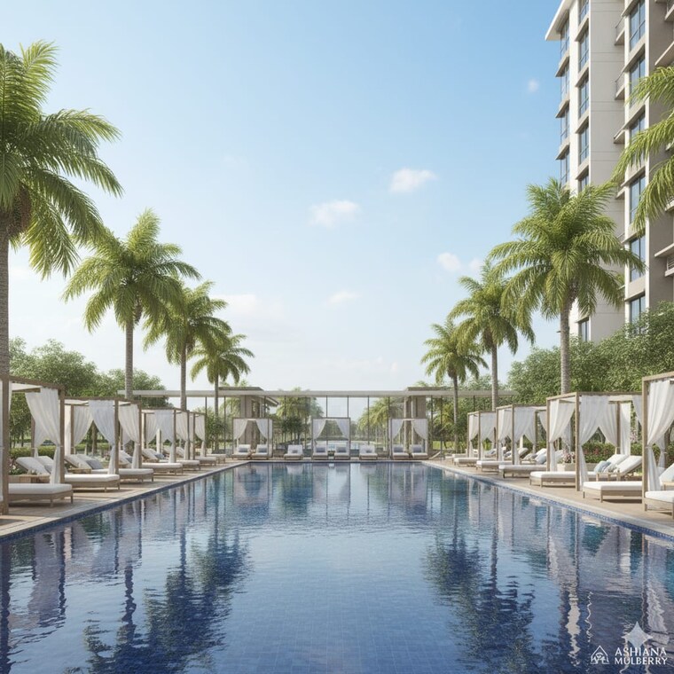 Swimming Pool, ashiana-amarah 3 Bedroom 2100 Sq.Ft. Apartment In Sector 93 Gurgaon 9474610