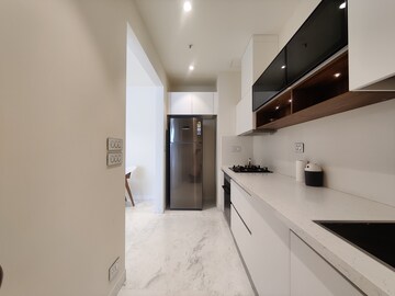 Kitchen in 1 BHK Apartment at Bhartiya Leela Residences, Thanisandra Main Road – for Rent