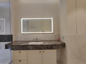 Attached Bathroom in 1 BHK Apartment at Bhartiya Leela Residences, Thanisandra Main Road – for Rent