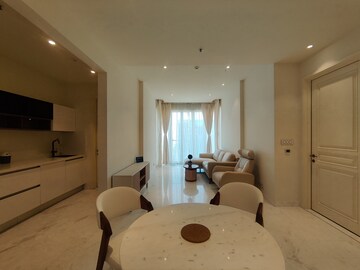 Living Room in 1 BHK Apartment at Bhartiya Leela Residences, Thanisandra Main Road – for Rent