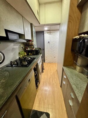 Kitchen in 2 BHK Apartment at Planet Millennium CHS, Pimple Saudagar – for Rent