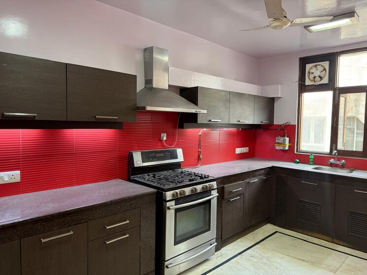 Kitchen, greater kailash ii 4 Bedroom 600 Sq.Yd. Builder Floor In Greater Kailash ii Delhi 9475146