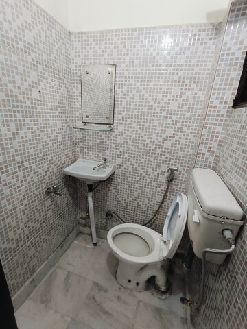 Bathroom in 2 BHK Builder Floor at Malviya Nagar – for Rent