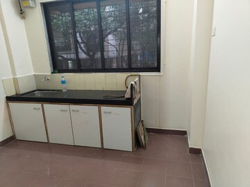 Kitchen in 1 RK Apartment at Satyam CHS Naupada, Naupada – for Rent
