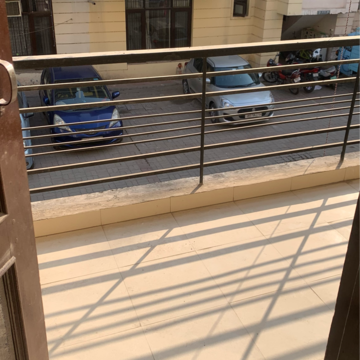 Balcony in 3.5 BHK Builder Floor at Patiala Road – for Sale
