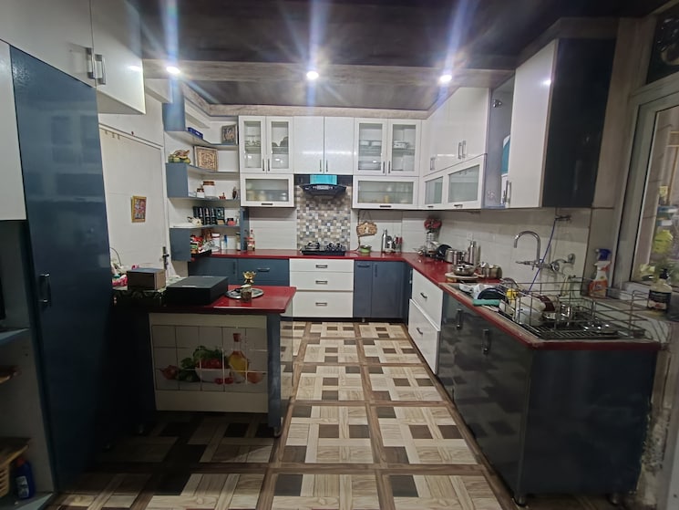 Kitchen, tulip-purple 1 Bedroom 450 Sq.Ft. Apartment In Sector 69 Gurgaon 9475684