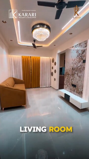 Living Room in 1 BHK Apartment at Shiv Karari Heights, Nalasopara West – for Sale