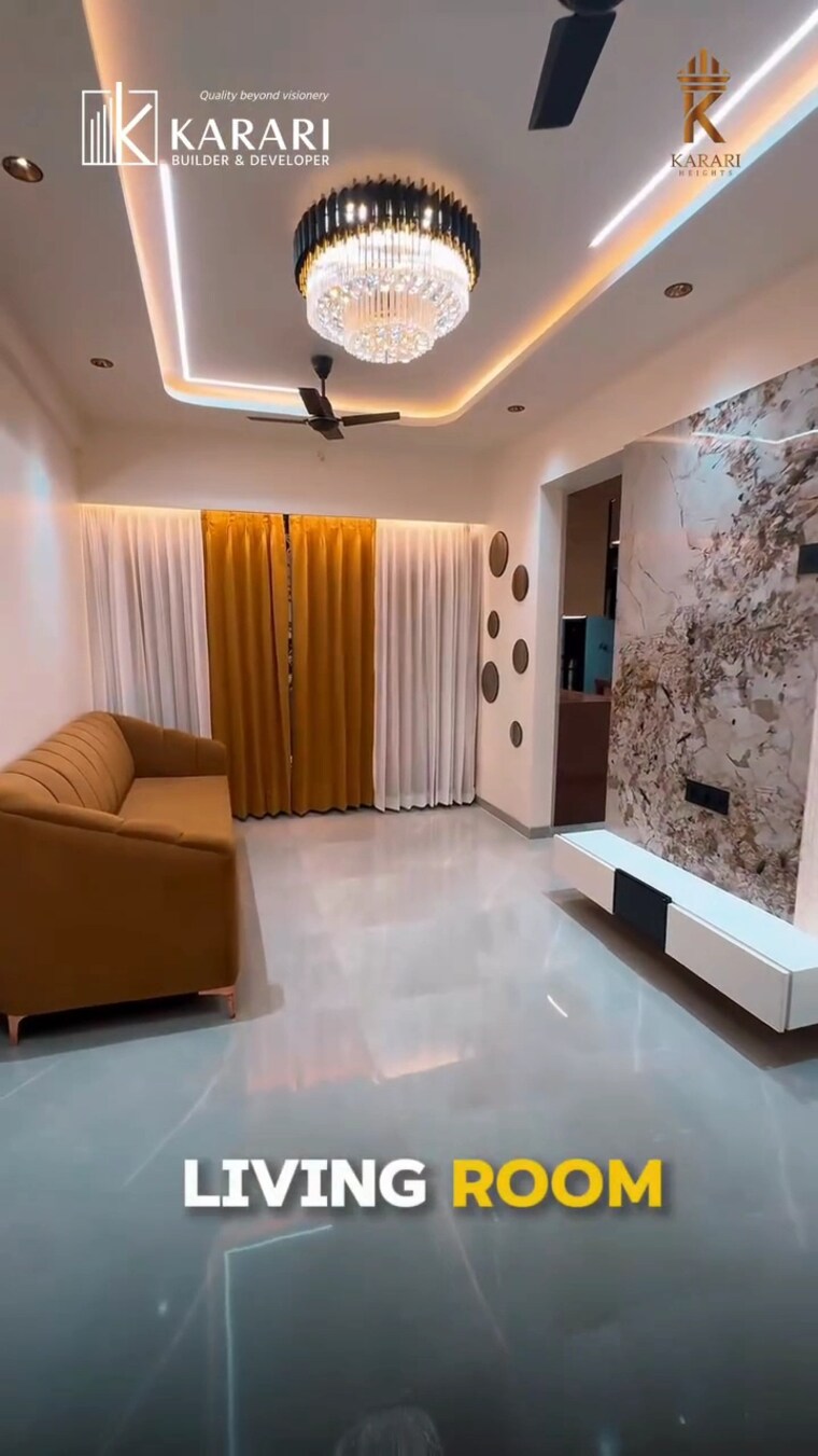 Living Room, shiv-karari-heights 1 Bedroom 610 Sq.Ft. Apartment In Nalasopara West Palghar 9475920