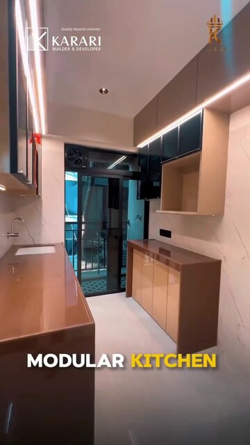 Kitchen in 1 BHK Apartment at Shiv Karari Heights, Nalasopara West – for Sale