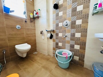 Bathroom in 3 BHK Apartment at Damodar Sankul, Hingne Khurd – for Sale