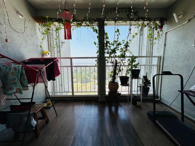 Balcony, damodar-sankul 3 Bedroom 1300 Sq.Ft. Apartment In Hingne Khurd Pune 9476060