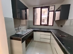 Kitchen in 3 BHK Builder Floor at RWA Residential Society Sector 46, Sector 46 – for Rent