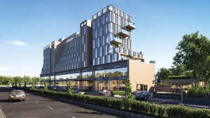  Office Space – Exterior View View at Shreeya Atlanta, Thaltej - for Rent