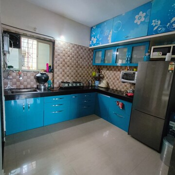 Kitchen in 2 BHK Apartment at L S Mehetre Shiv Angan, Pimple Saudagar – for Rent