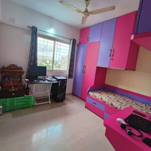 Bedroom in 2 BHK Apartment at L S Mehetre Shiv Angan, Pimple Saudagar – for Rent
