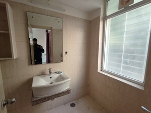Bathroom in 3 BHK Apartment at Orchid Island, Sector 51 – for Rent