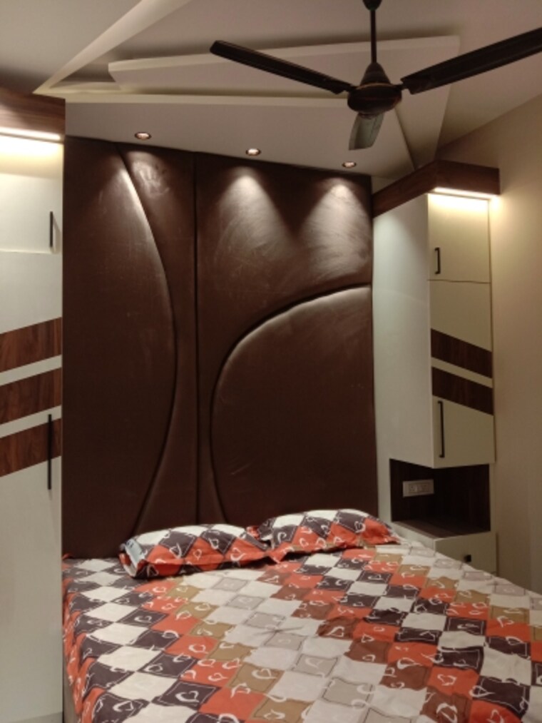 Bedroom, dwarka mor 3 Bedroom 630 Sq.Ft. Builder Floor In Dwarka Mor Delhi 9476099