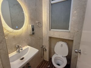 Bathroom in 3 BHK Apartment at Orchid Island, Sector 51 – for Rent