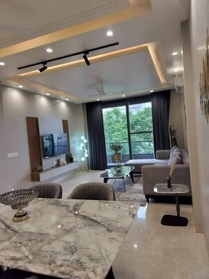 Living Room in 4 BHK Builder Floor at Sector 15 ii – for Rent