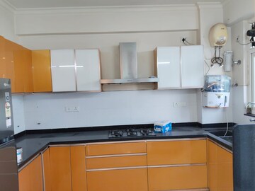 Kitchen in 3 BHK Apartment at Vaishali Nagar – for Rent