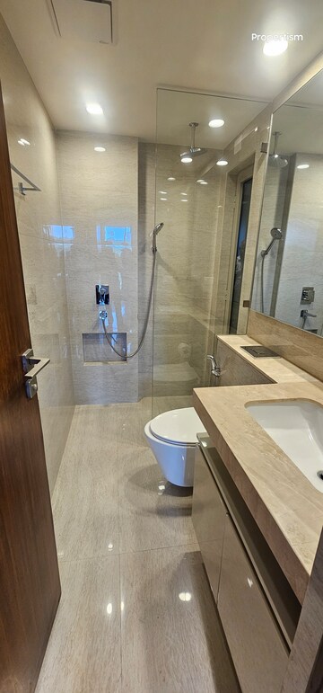 Bathroom in 2 BHK Apartment at Hiranandani Castle Rock, Powai – for Rent