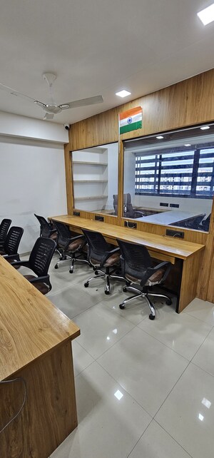 Team Area in  Office Space at Dev Atelier, Prahlad Nagar – for Rent