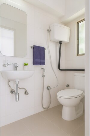 Bathroom in  Office Space at Center Square, Andheri West – for Rent