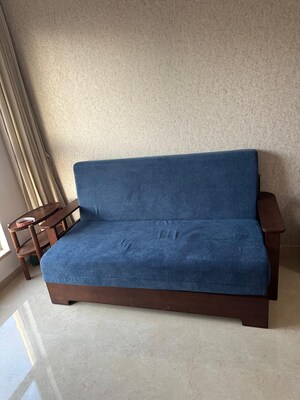 Living Room in 1 BHK Apartment at Hiranandani Highland, Powai – for Rent