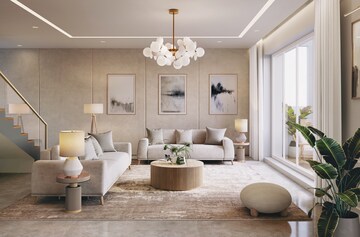 Living Room in 3 BHK Apartment at Lohia Jain The Reserve, Koregaon Park Annexe – for Sale