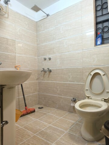 Bathroom in 2 BHK Builder Floor at Vasant Kunj – for Rent