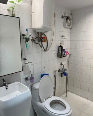 Bathroom in 2 BHK Builder Floor at Cox Town – for Rent