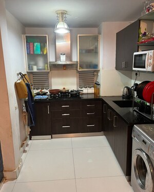 Kitchen in 2 BHK Builder Floor at Cox Town – for Rent