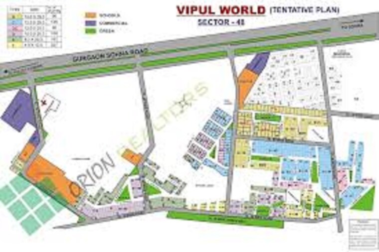 Master Plan, jmd-megapolis Commercial Office Space 2782 Sq.Ft. In Sector 48 Gurgaon 9477344