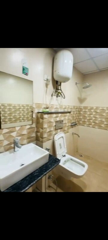 Bathroom in 3.5 BHK Apartment at Gomti Nagar – for Rent