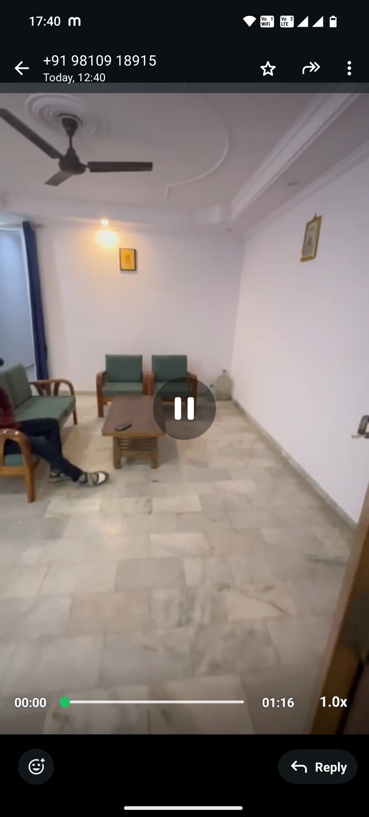 Master Bedroom, malviya nagar 2 Bedroom 125 Sq.Yd. Builder Floor In Malviya Nagar Delhi 9477534