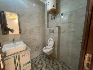 Bathroom in 3 BHK Builder Floor at Saket – for Rent