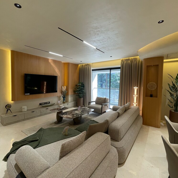 Living Room, gurukrupa-alaknanda 4 Bedroom 1777 Sq.Ft. Apartment In Gulmohar Colony Mumbai 9477598