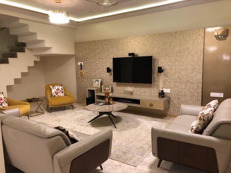 Living Room, varsha-park-society 5 Bedroom 2700 Sq.Ft. Villa In Pashan Pune 9477853