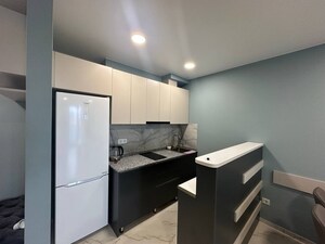 Kitchen in 3 BHK Builder Floor at Greater Kailash – for Rent