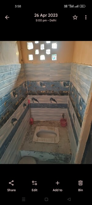 Kitchen in 1 RK Builder Floor at Shalimar Bagh – for Rent