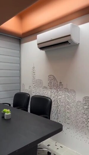 Bathroom in  Office Space at Thaltej – for Rent