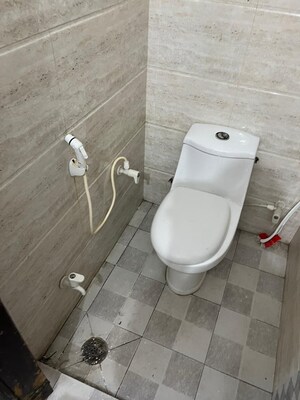 Bathroom in 1.5 BHK Independent House at RWA Apartments Sector 19, Sector 19 – for Rent