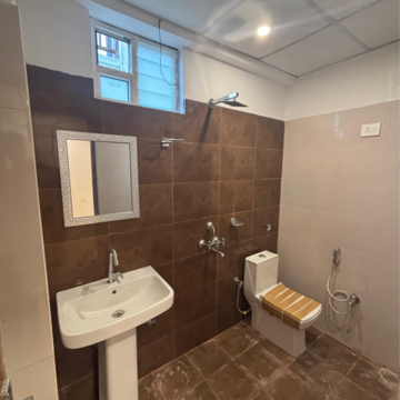 Attached Bathroom in 3 BHK Apartment at Dream Galaxy, Vikash Khand – for Sale