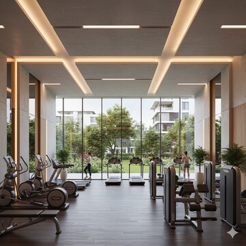 Gym in 3 BHK Apartment at Emaar Serenity Hills, Sector 86 – for Sale