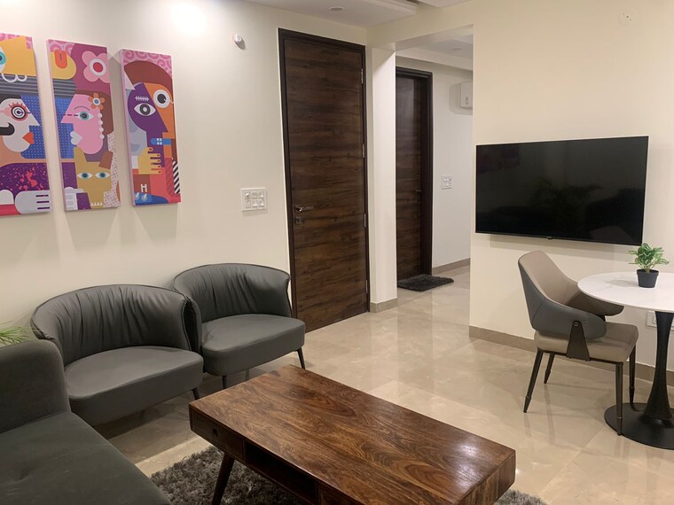 Living Room, sector 43 1 Bedroom 845 Sq.Ft. Builder Floor In Sector 43 Gurgaon 9478311